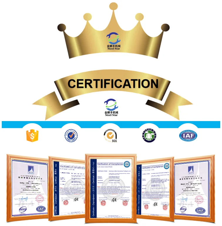 The company has passed CE、BV、 quality management system ISO9001 and other certifications.